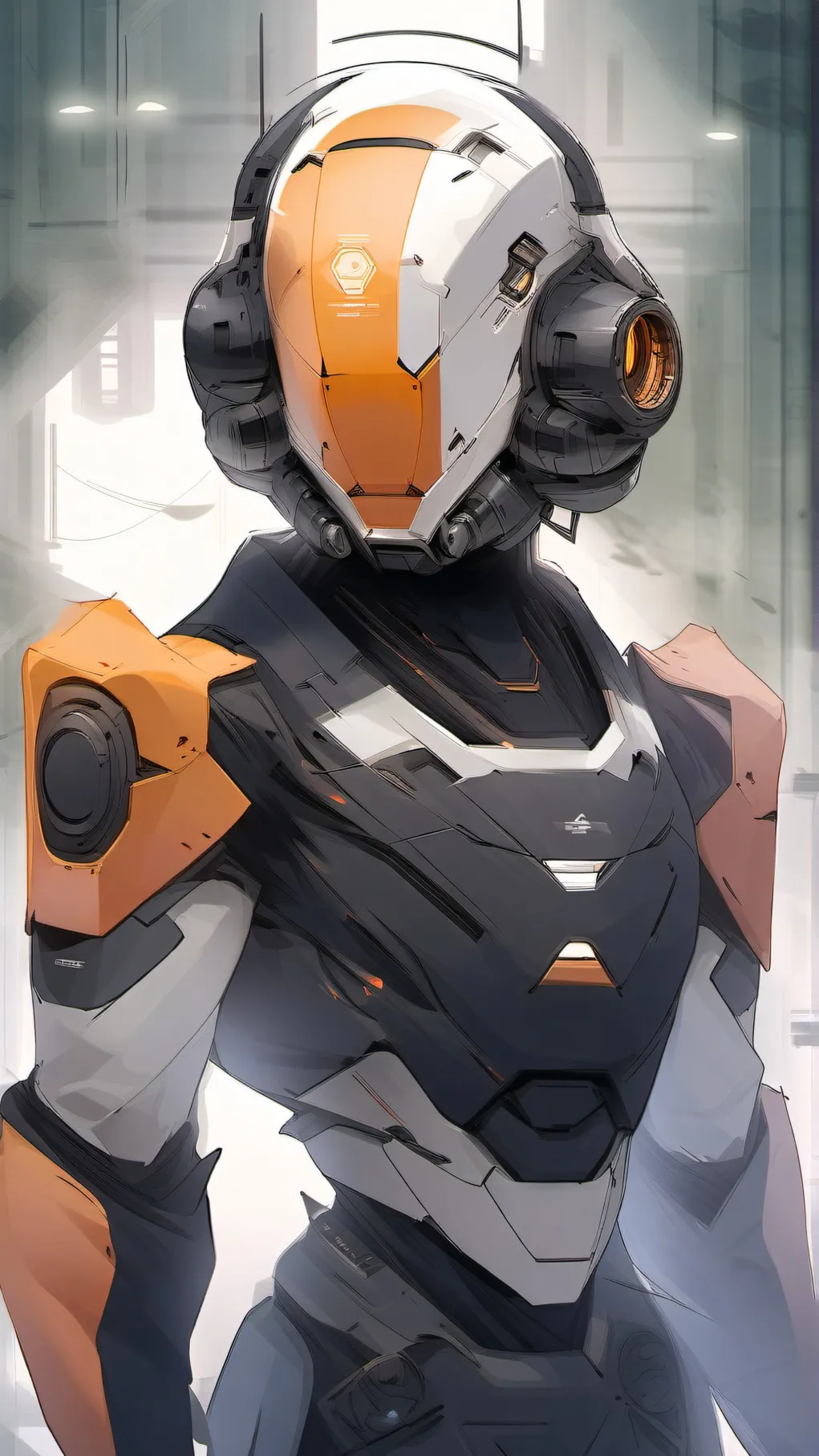 ai character: assistant background