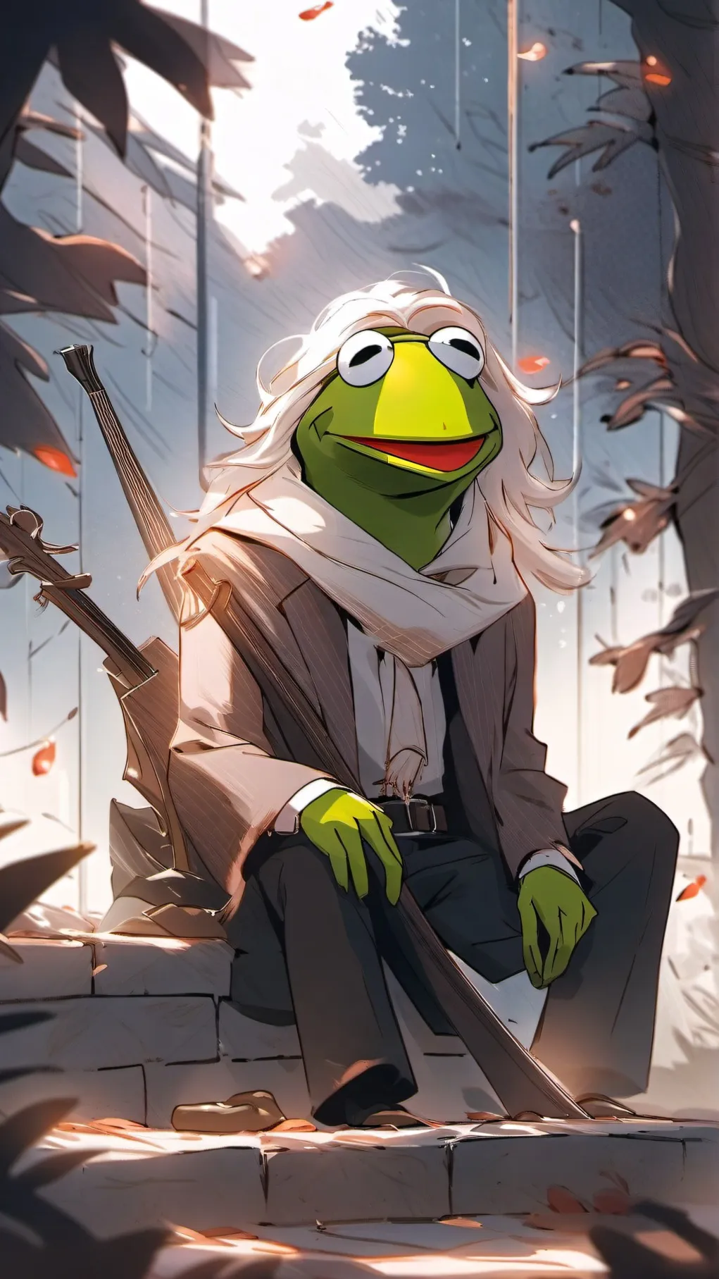 ai character: kormite da forg background