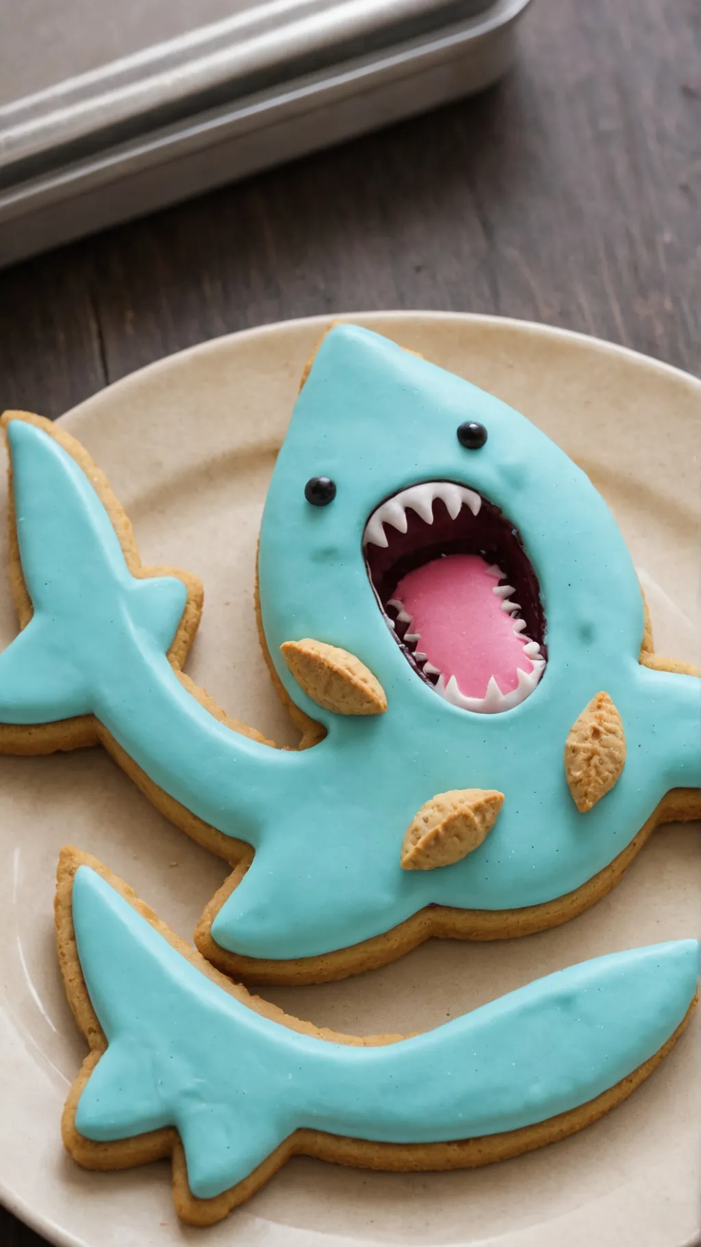ai character: sorbetshark cookie background