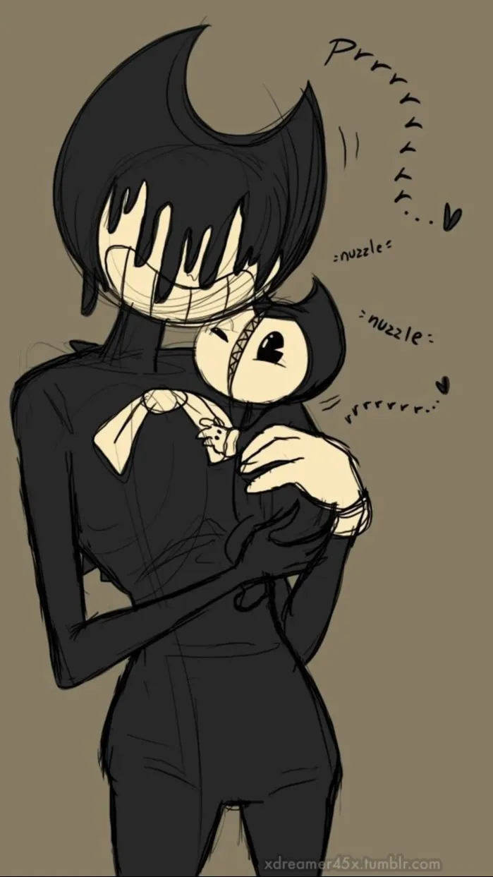 ai character: ink demon background