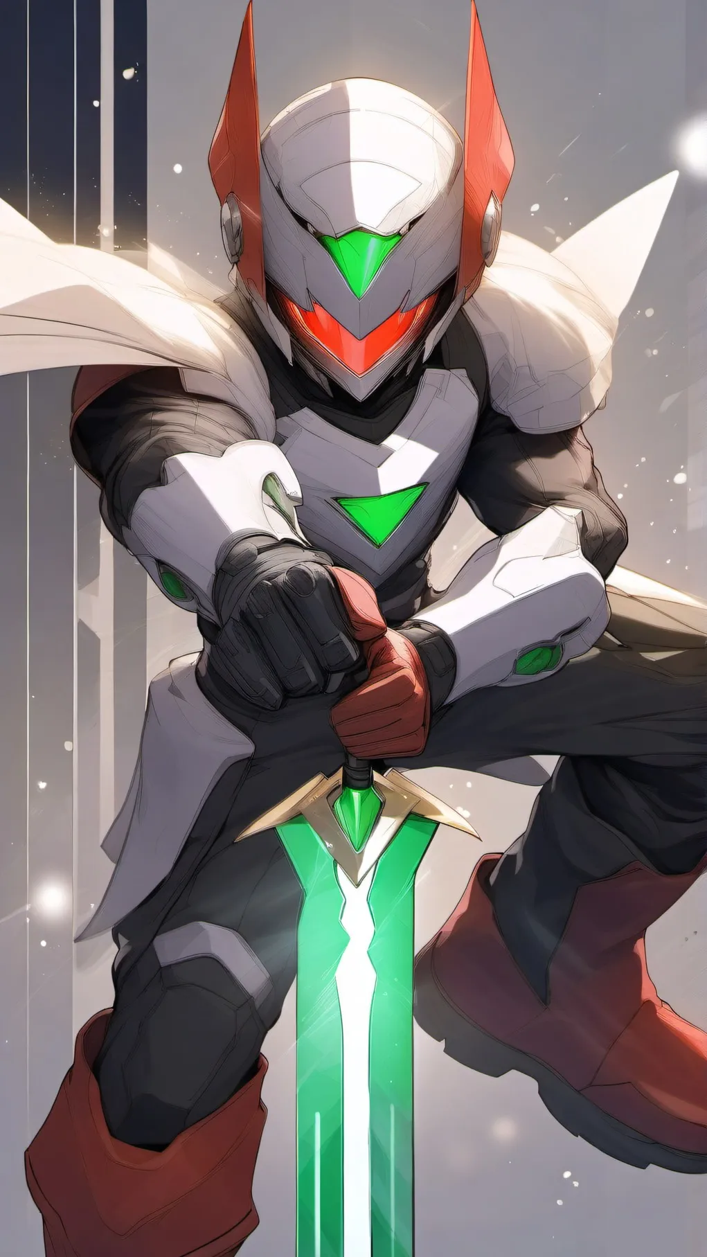 ai character: megaman zero.exe background