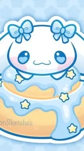 ai character: Cinnamon roll background