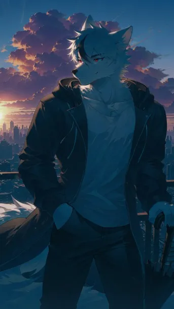 ai character: Ray background