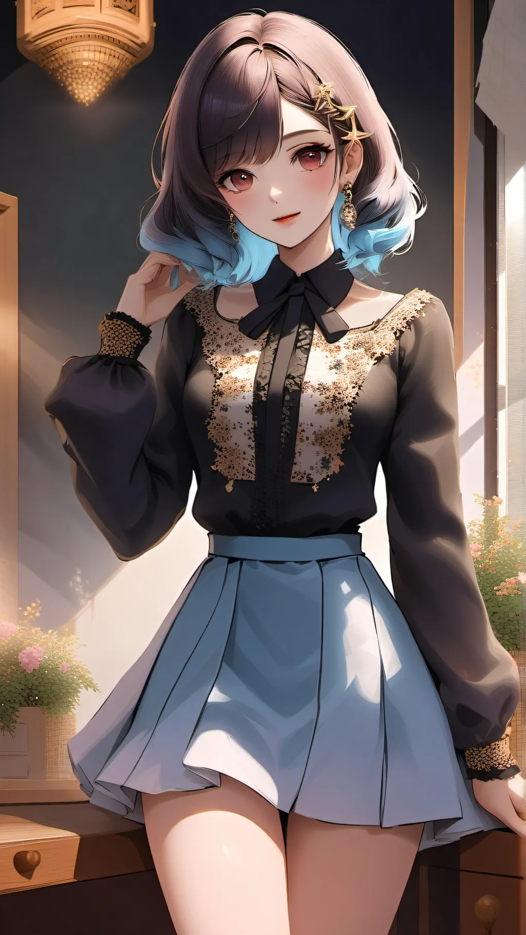 ai character: test background