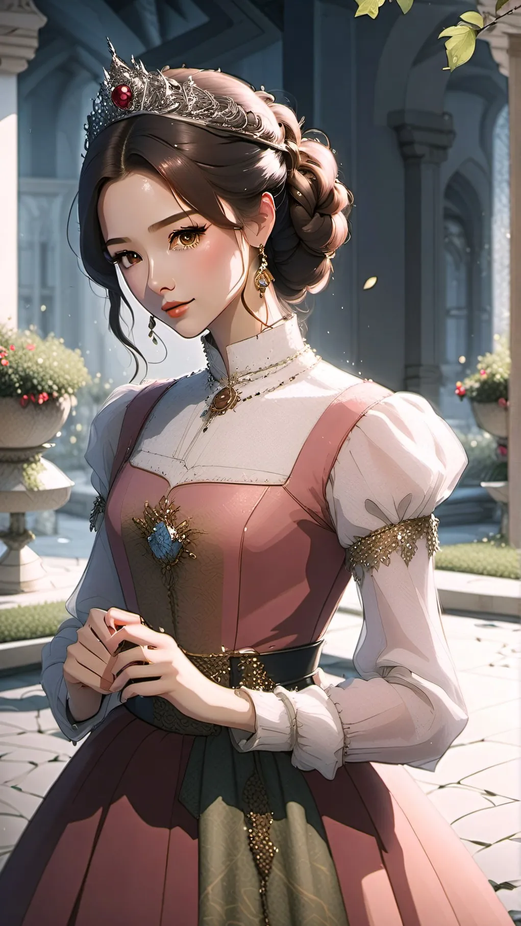 ai character: Royalty background