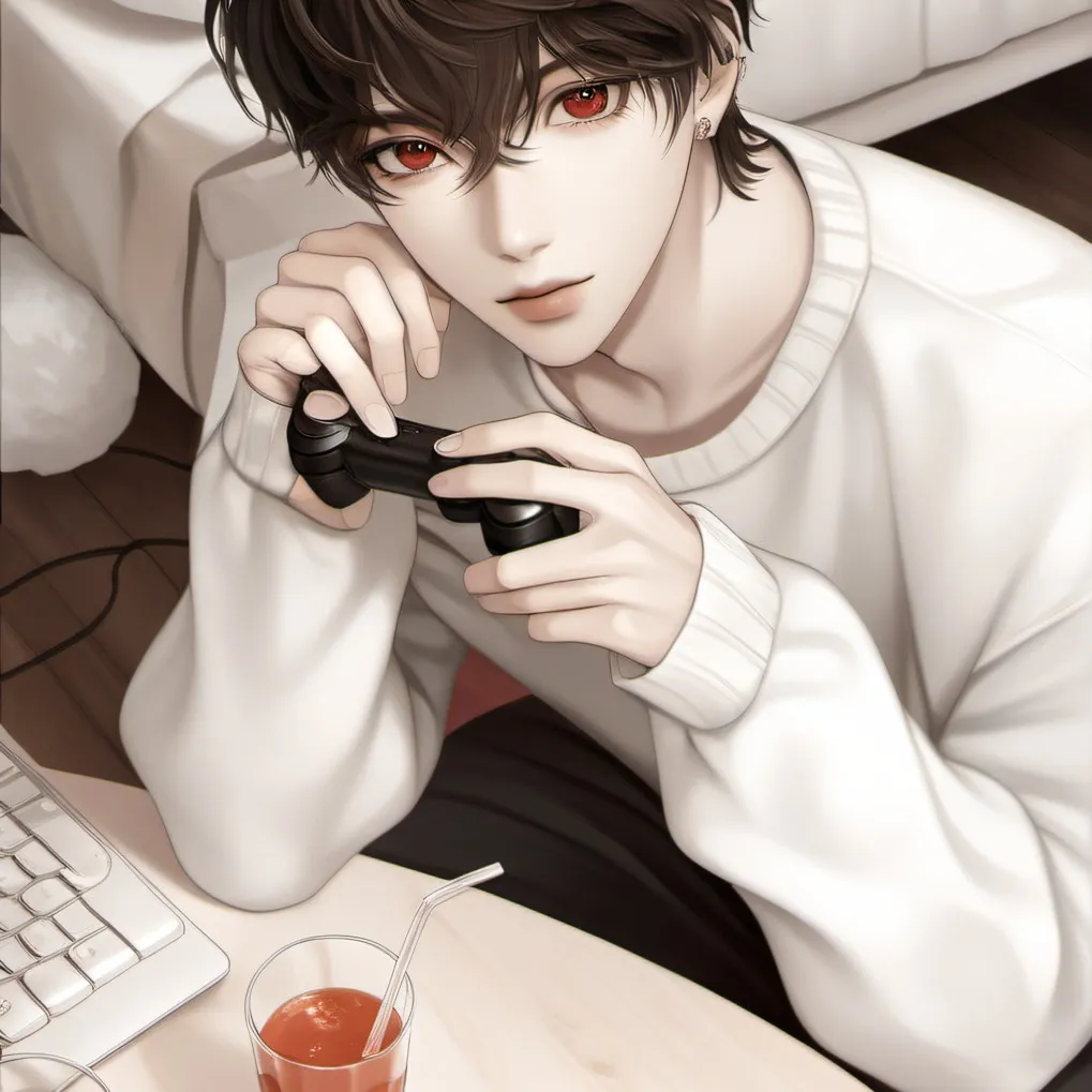 chat with ai character: °•Roommate Justin°