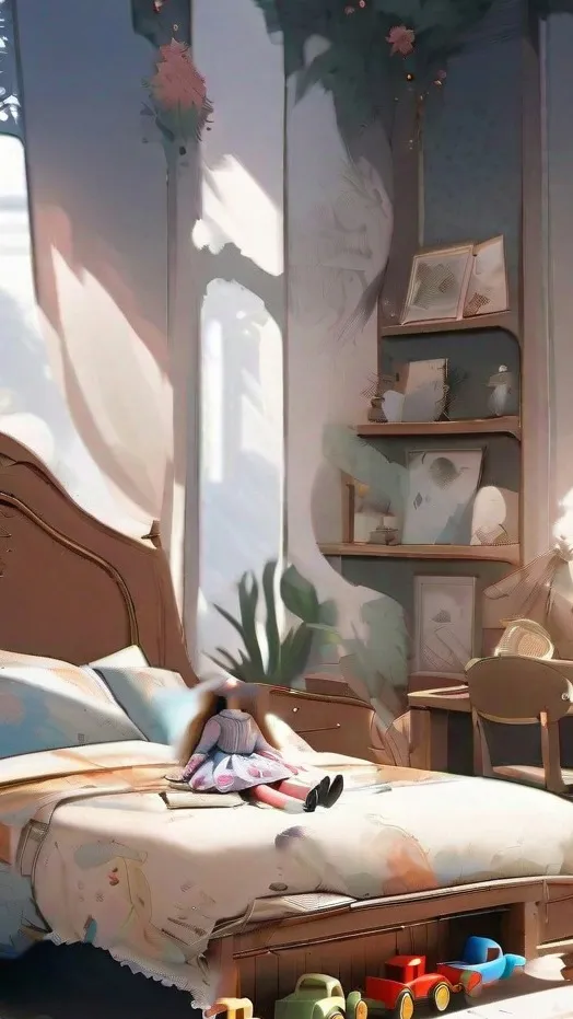 ai character: tadc but dolls background