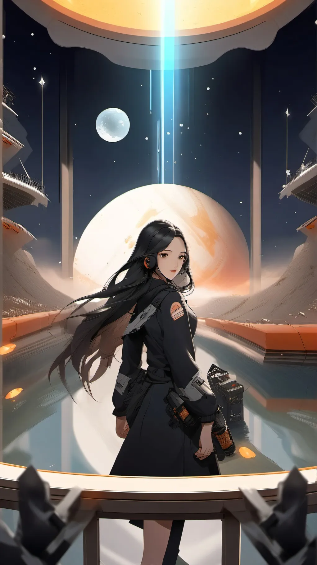 ai character: Glaxaua background