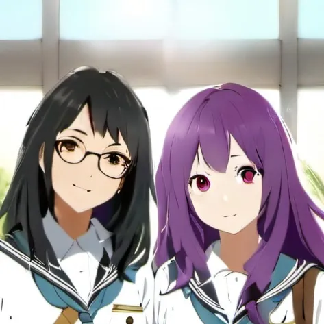 chat with ai character: Aria & Violet