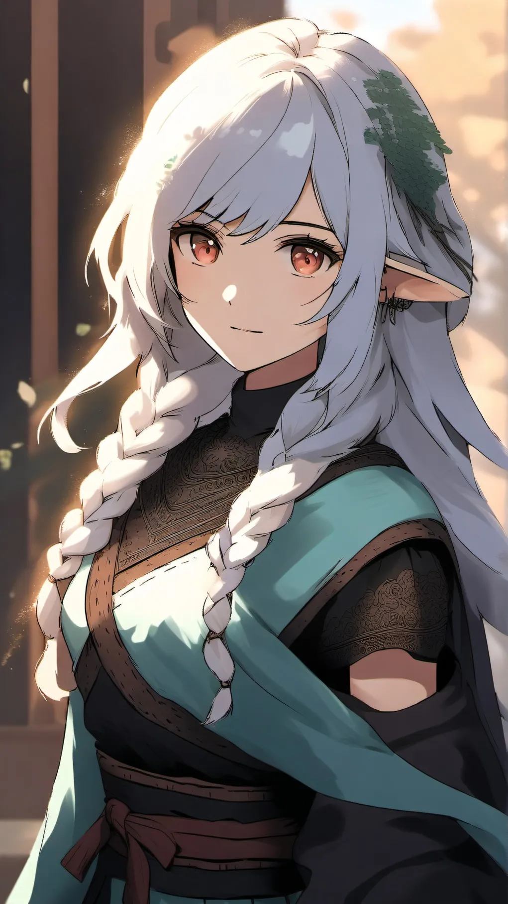 ai character: Ellie, A Elfa background