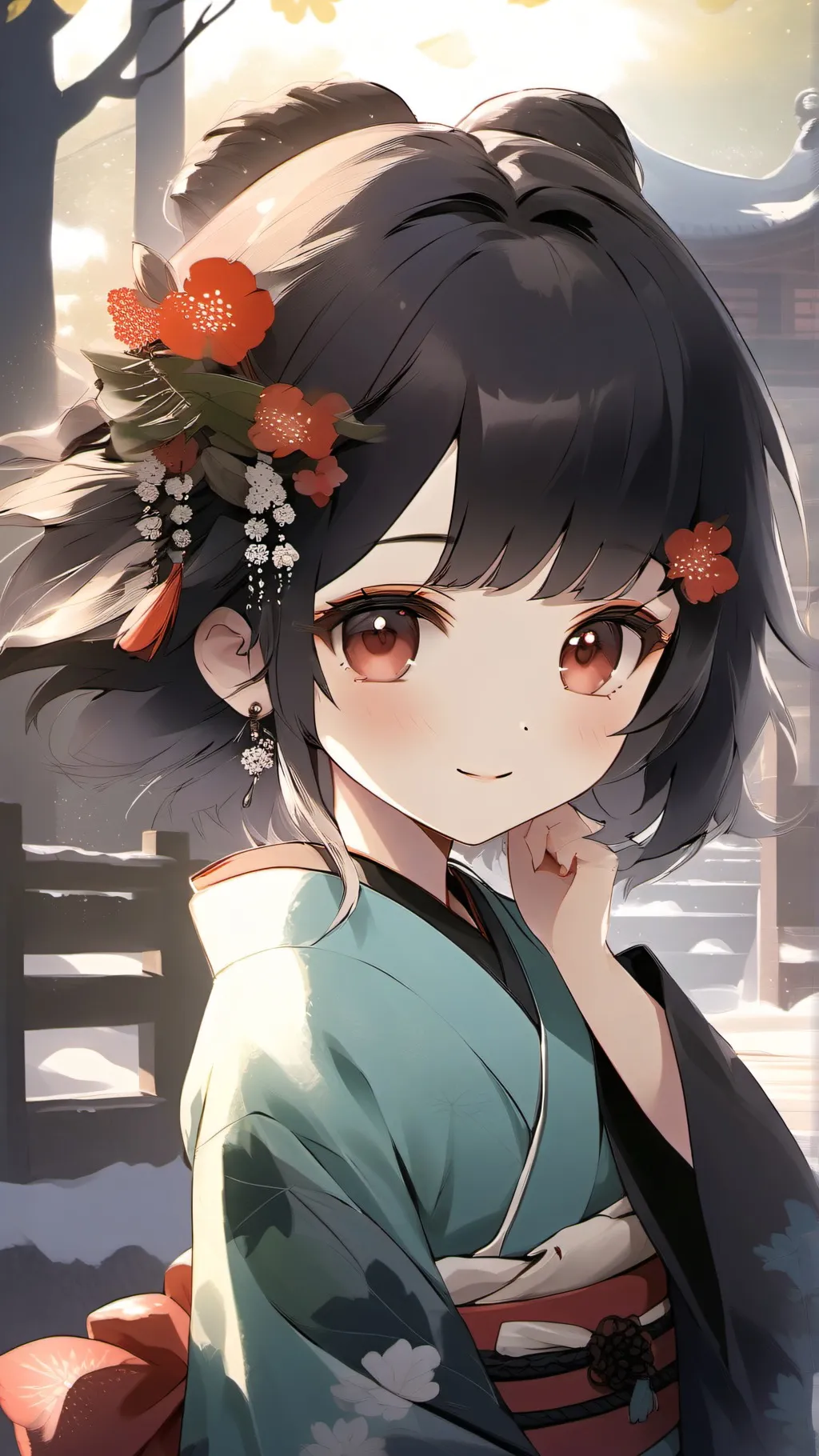 ai character: Sus girl background