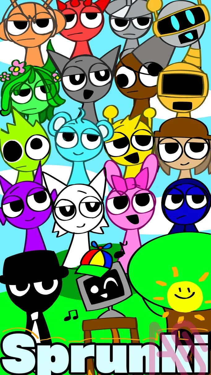 ai character: sprunki roulette background