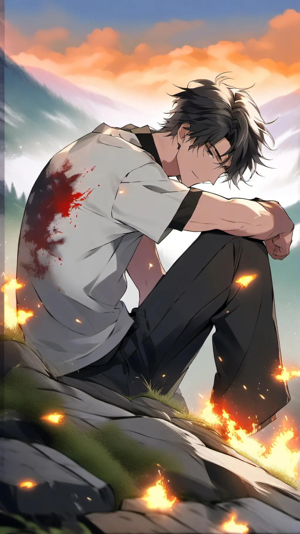 ai character: end of the world.. background