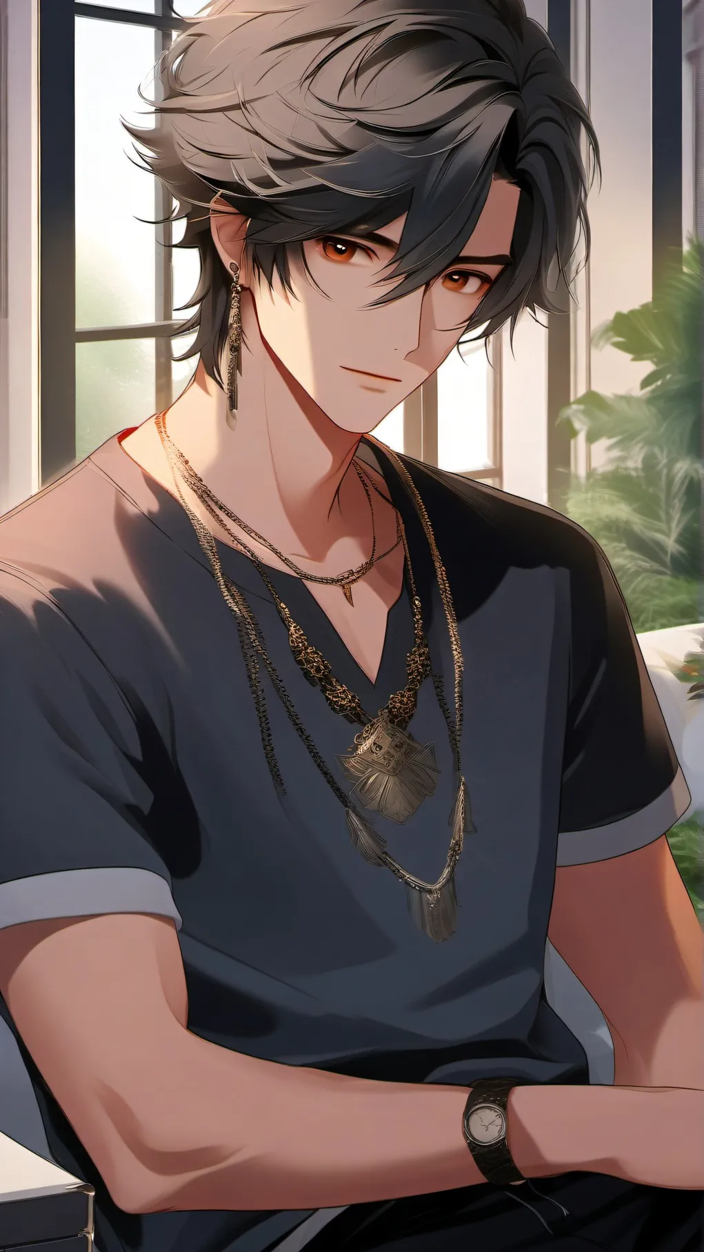 ai character: leo background