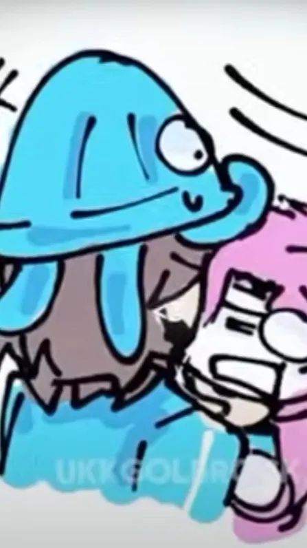 ai character: Justin x larx background