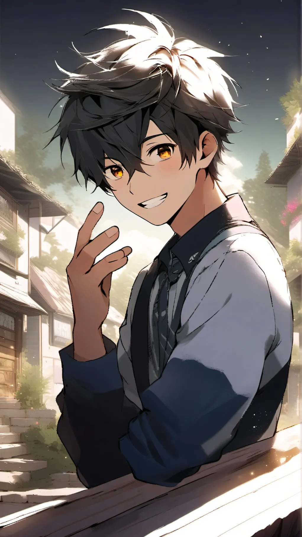 ai character: Haziq(classic) background