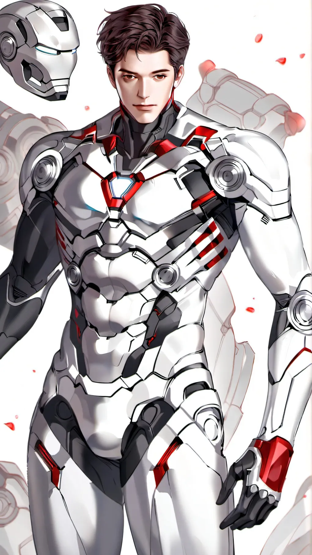 ai character: hijo de ironman background