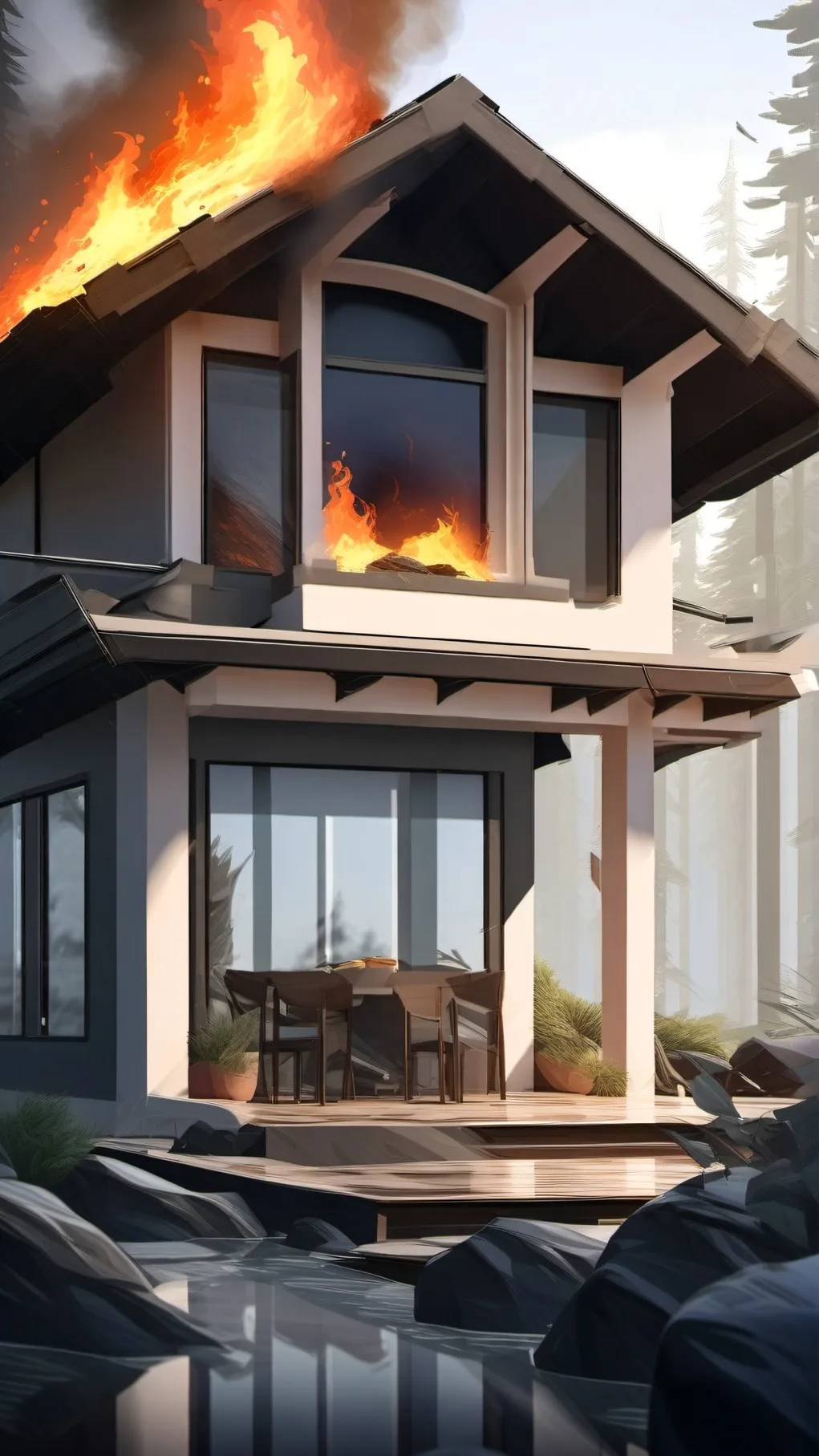 ai character: KNY ROAST background