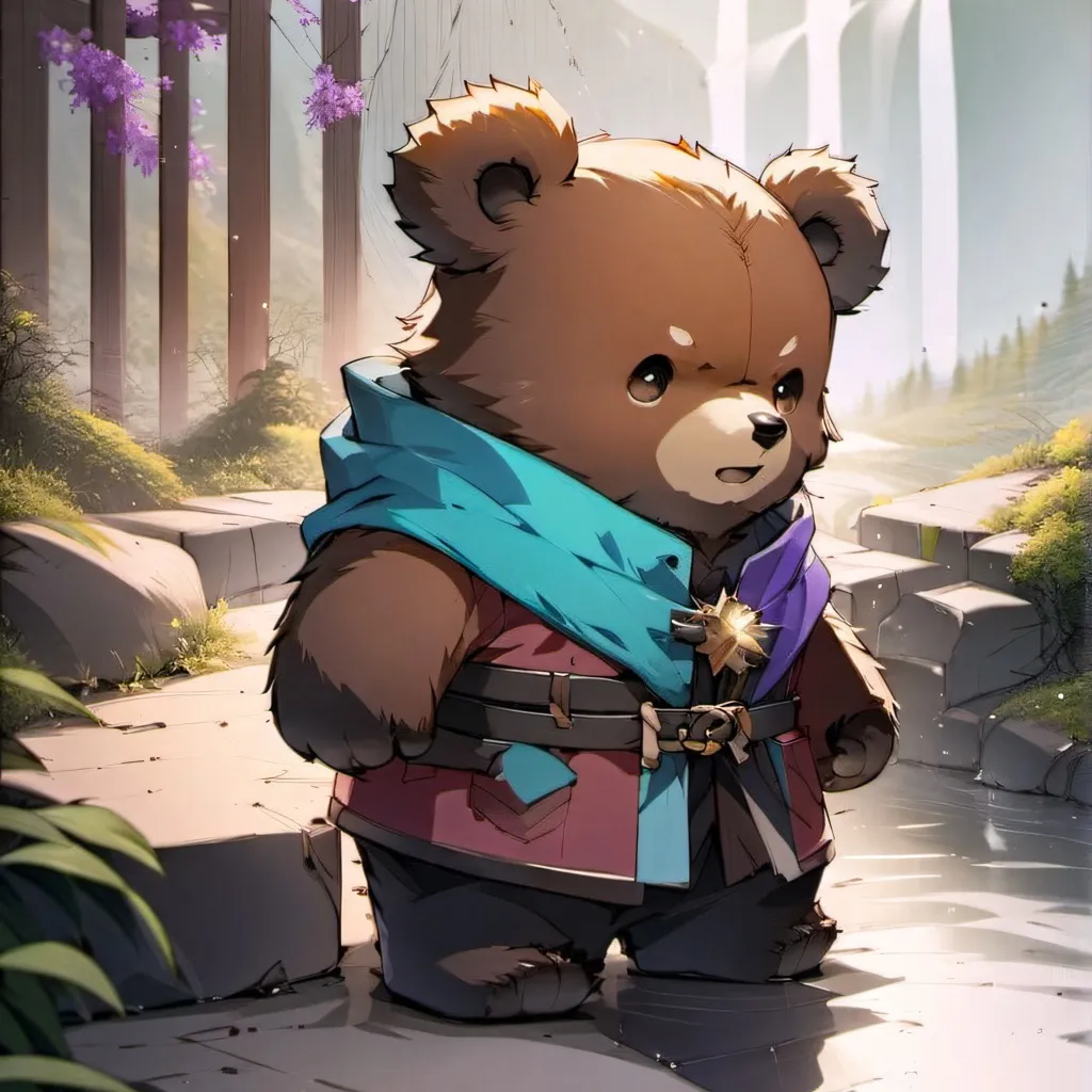 chat with ai character: Thready bear