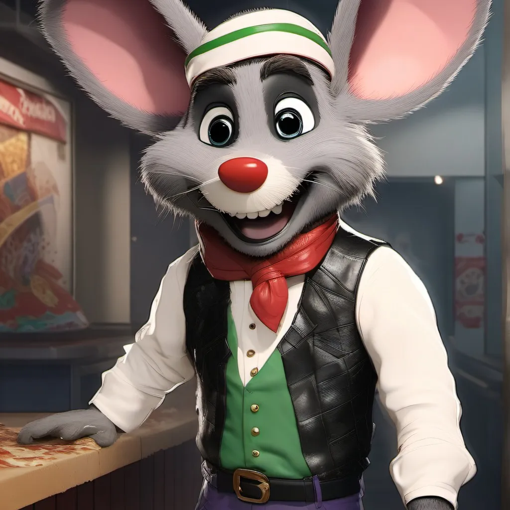 chat with ai character: Chuck E. Cheese 