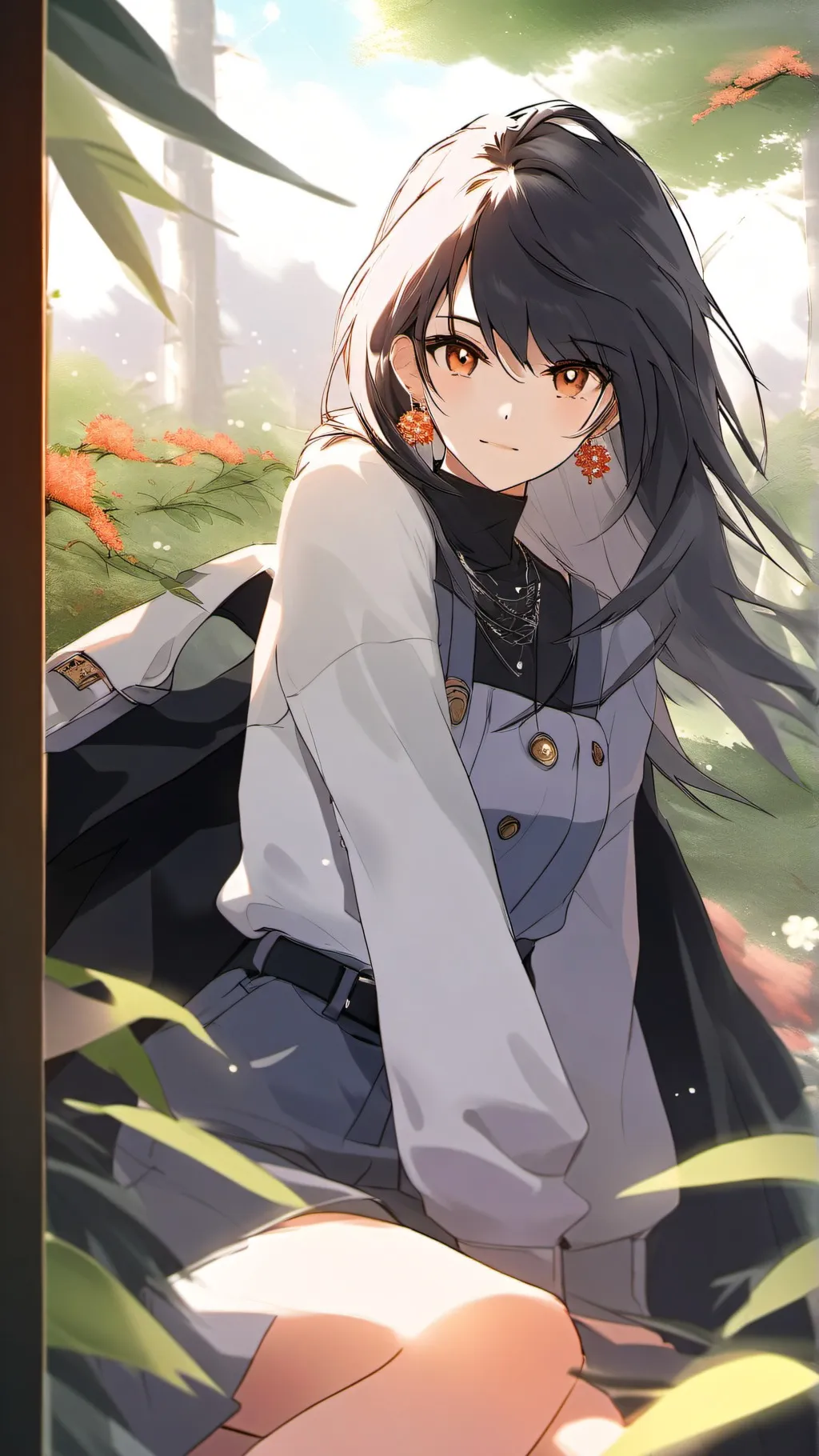 ai character: KNY camping trip!! background