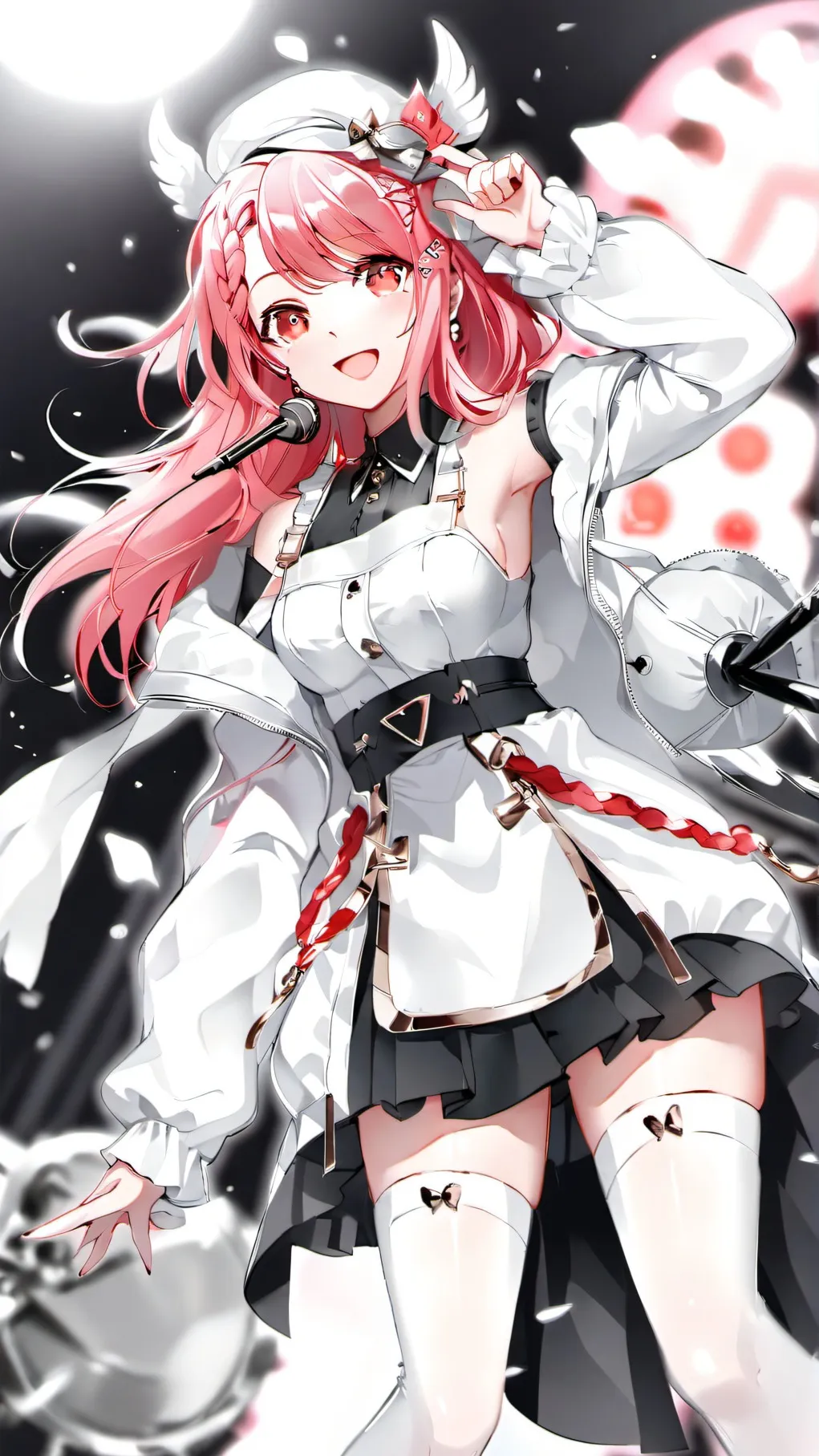 ai character: sakura background