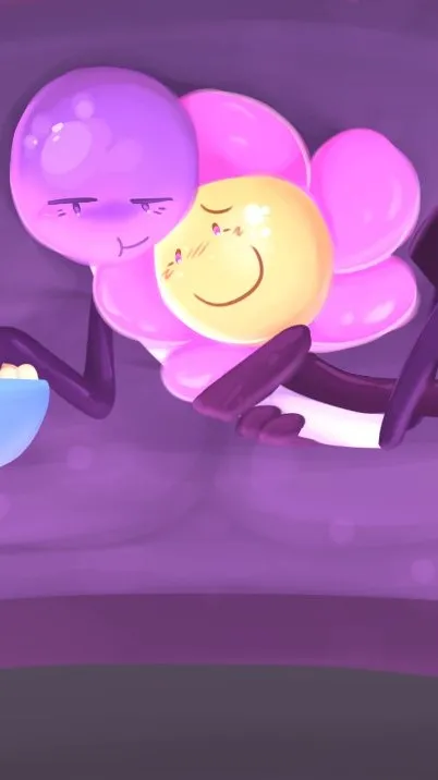 ai character: Lollipop x Flower background