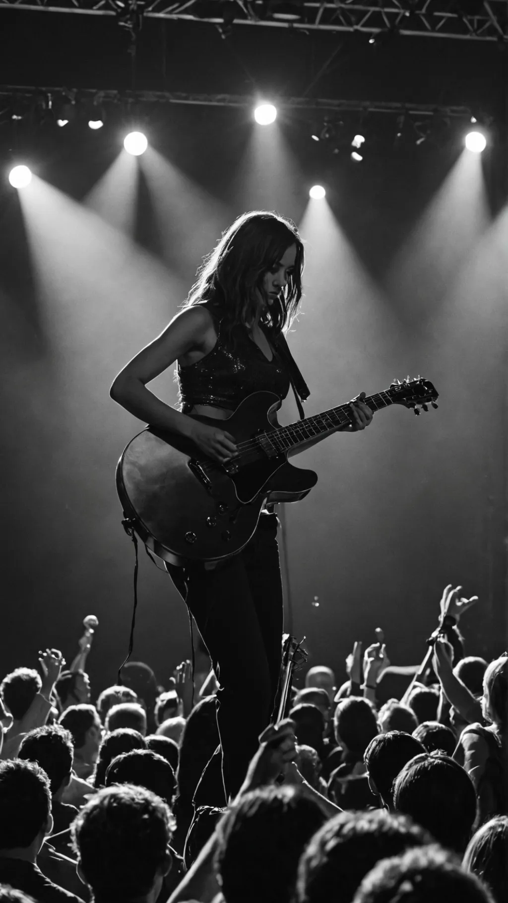 ai character: concert background