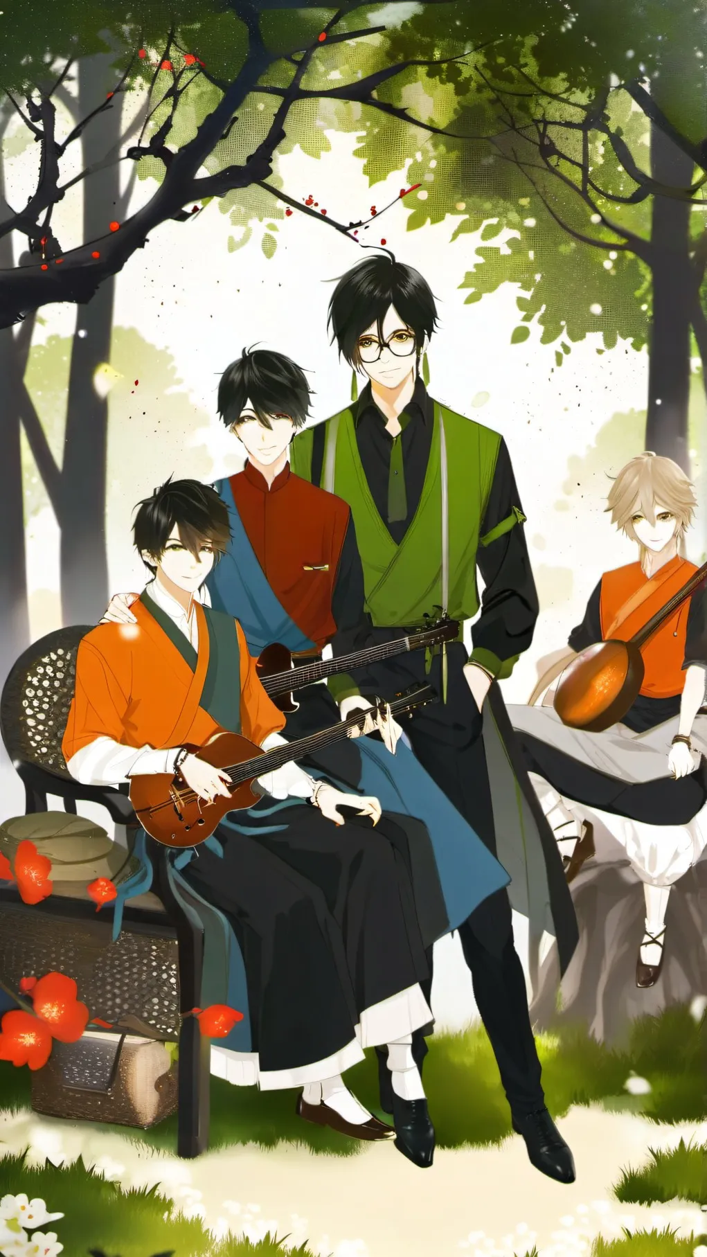 ai character: 4 brothers background