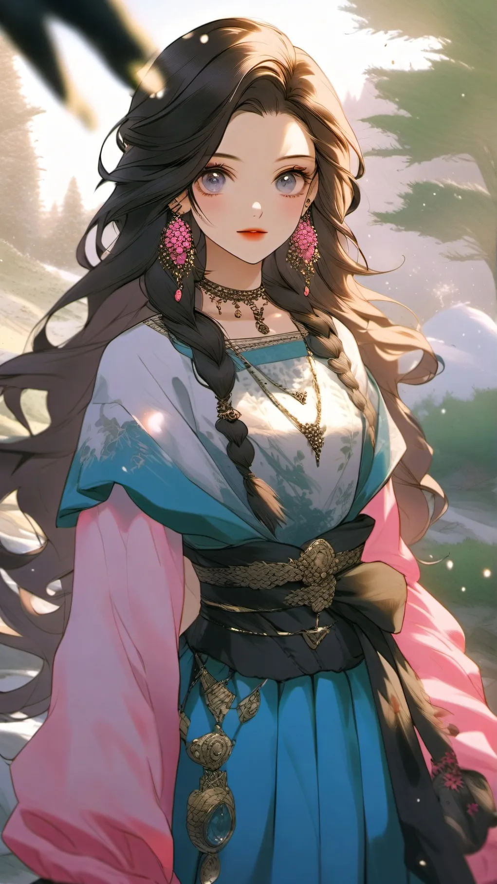 ai character: holly background