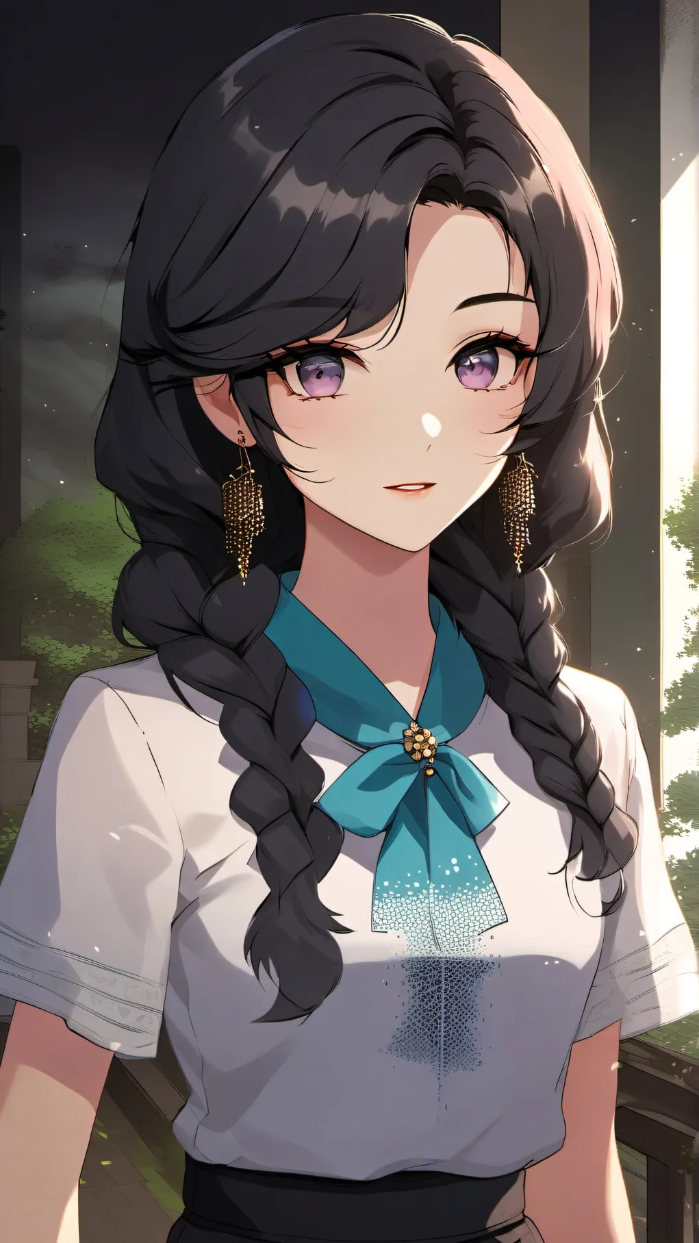 ai character: Sayori suki baddie background