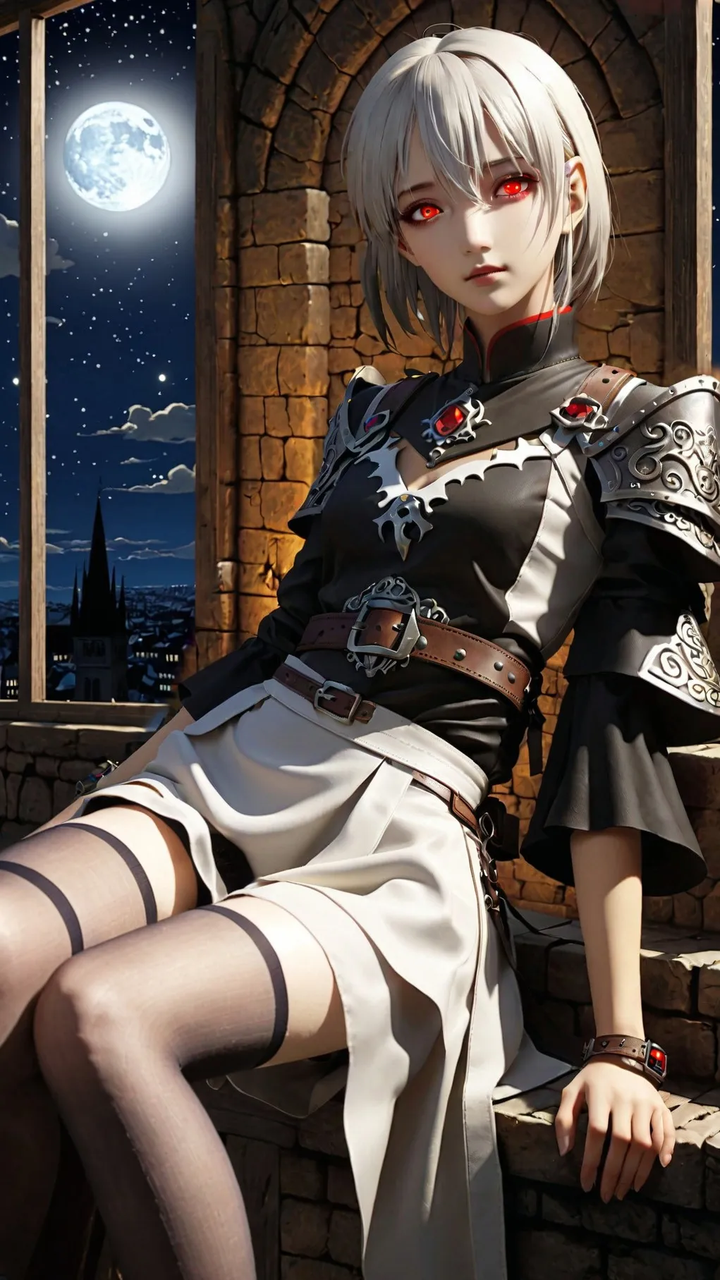 ai character: Lara not-a-vampire background