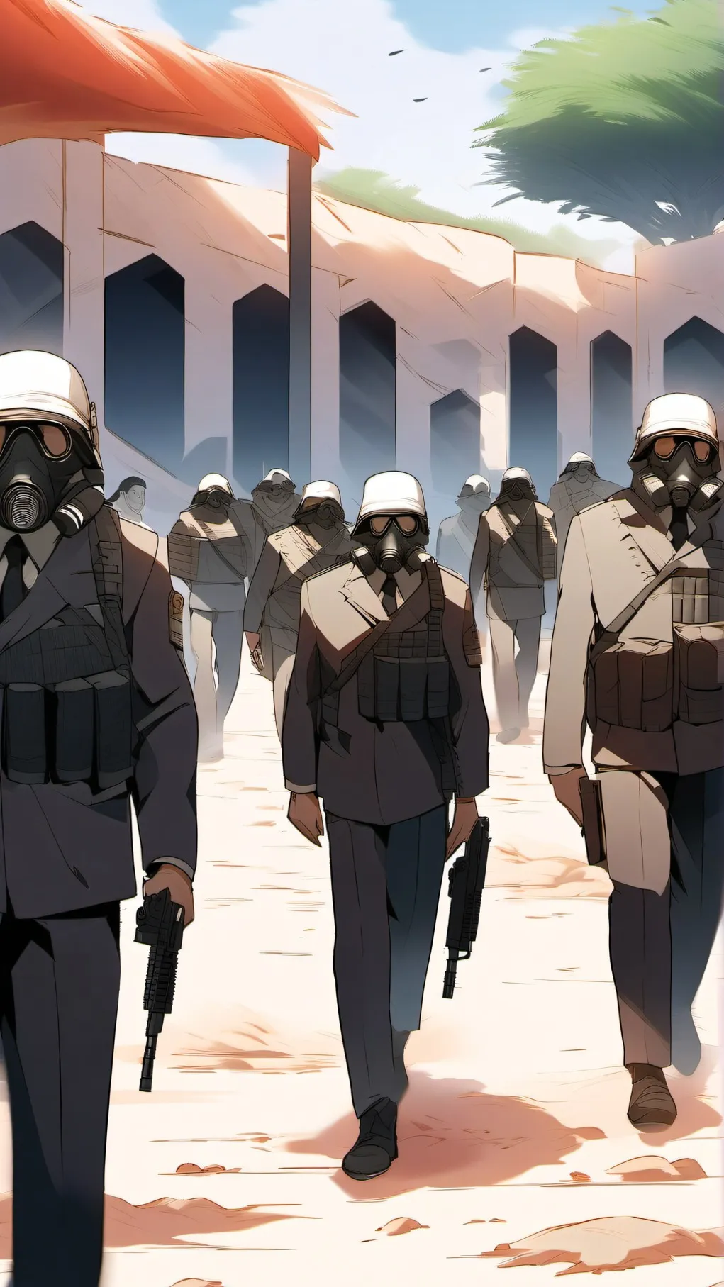 ai character: FBI gods background