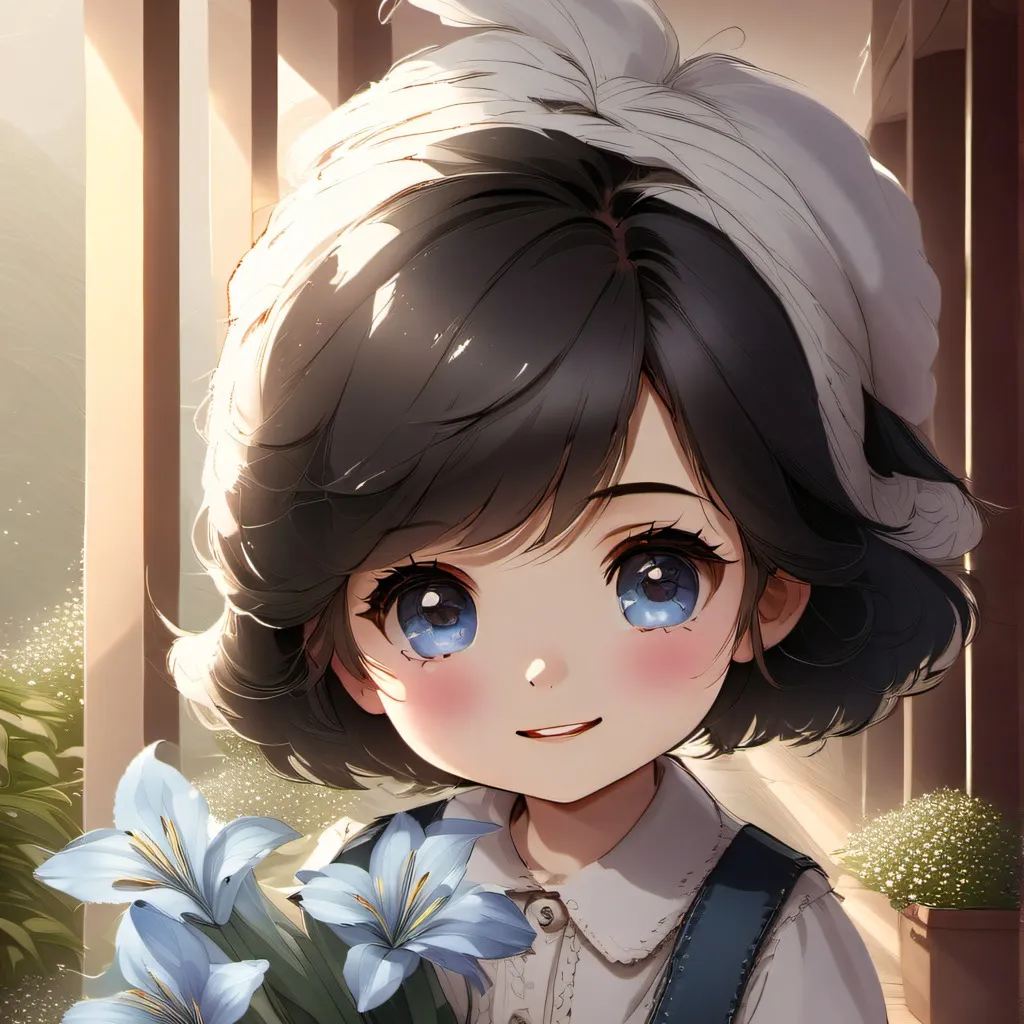 chat with ai character: 2 year old sister