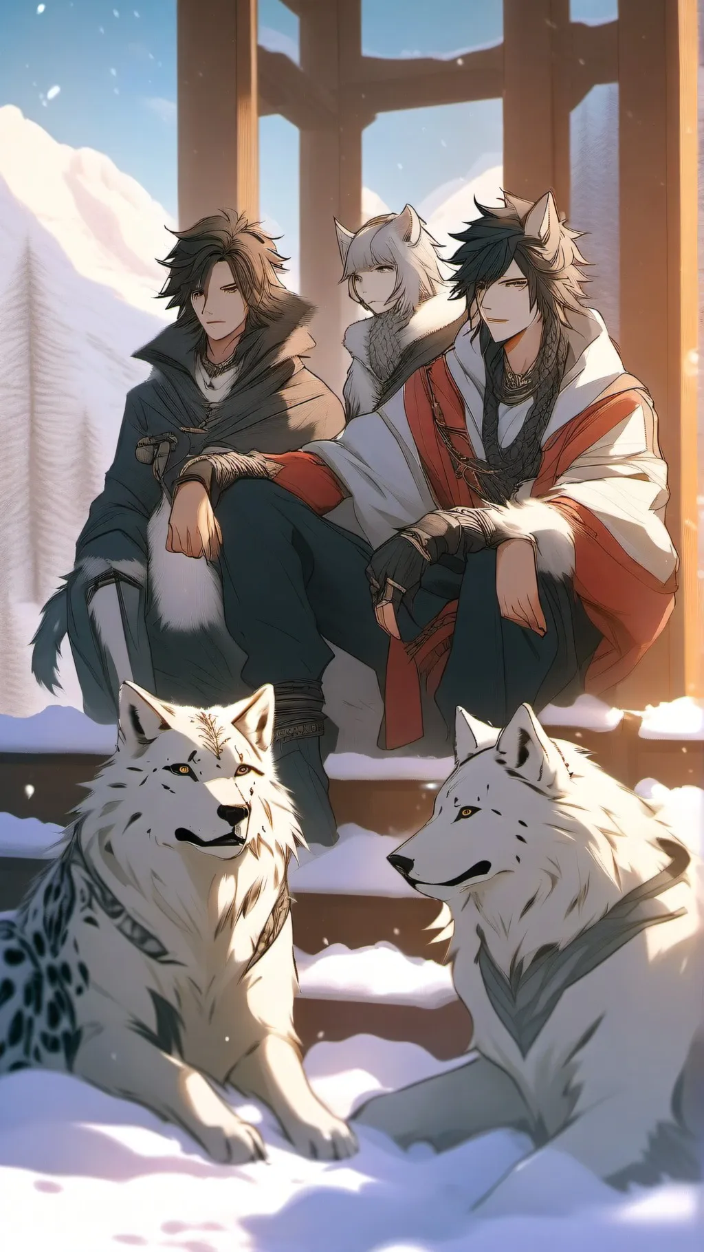 ai character: Therian Friends background