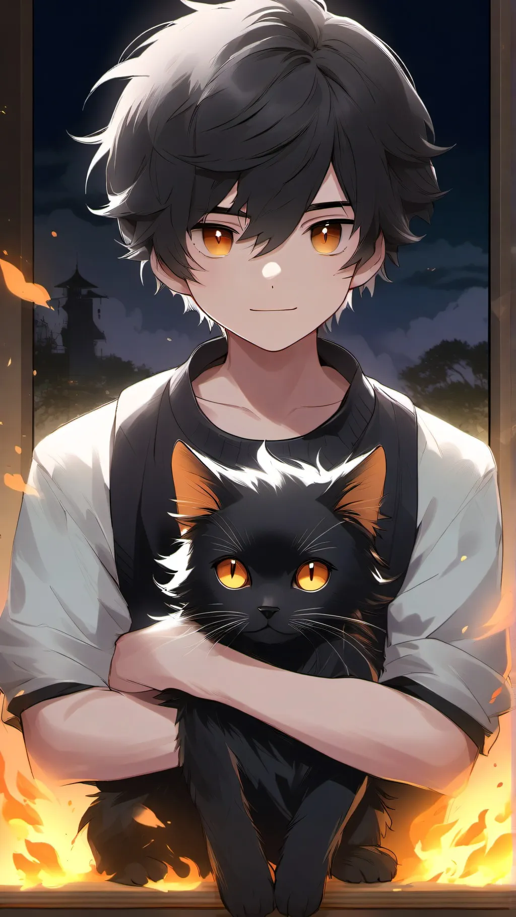 ai character: Kai background