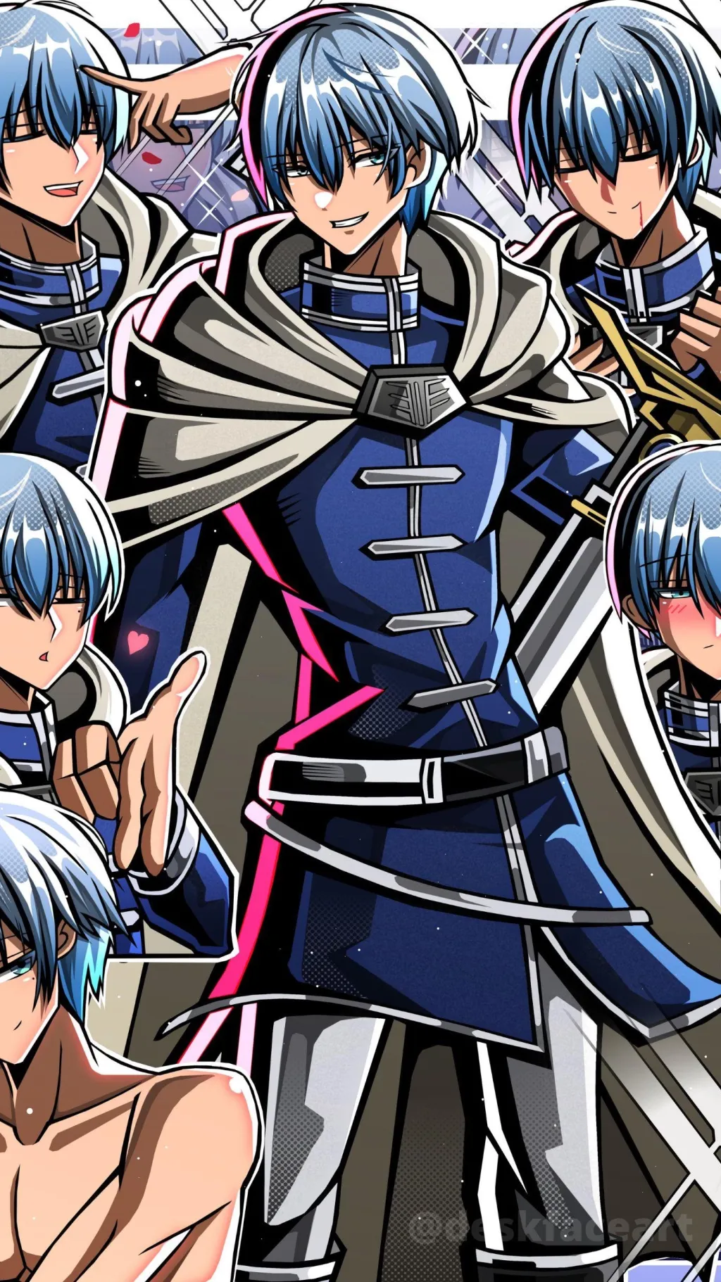 ai character: Himmel  background