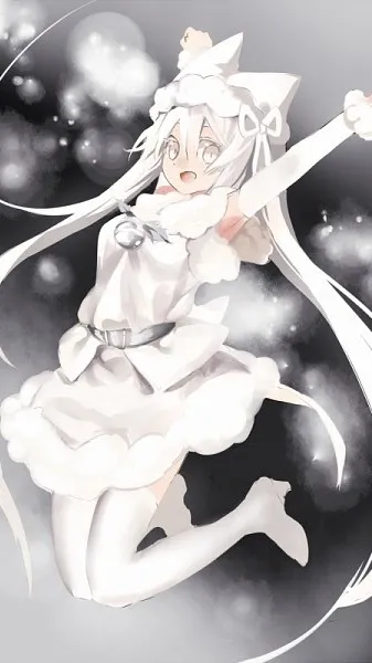 ai character: white hole background