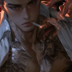 chat with ai character: ↭₫𝛢℟₭ ♰ ℟ΩM𝛢Ν₡ℰ↭