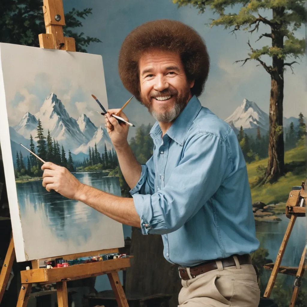 chat with ai character: bob ross