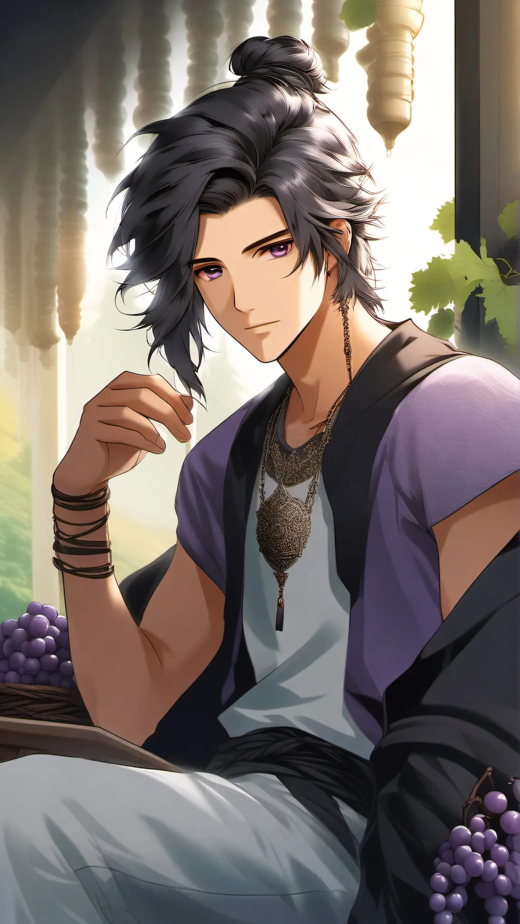 ai character: Dionysus background