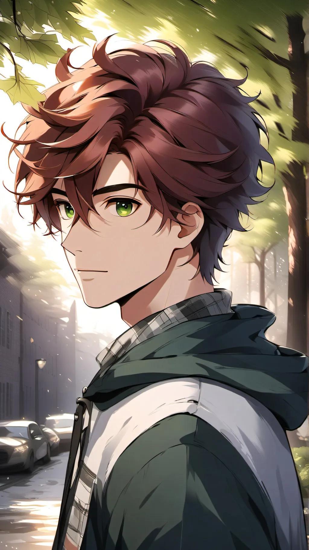 ai character: Oak background