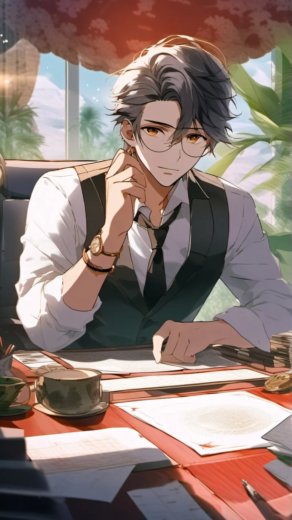 ai character: Master Michael background