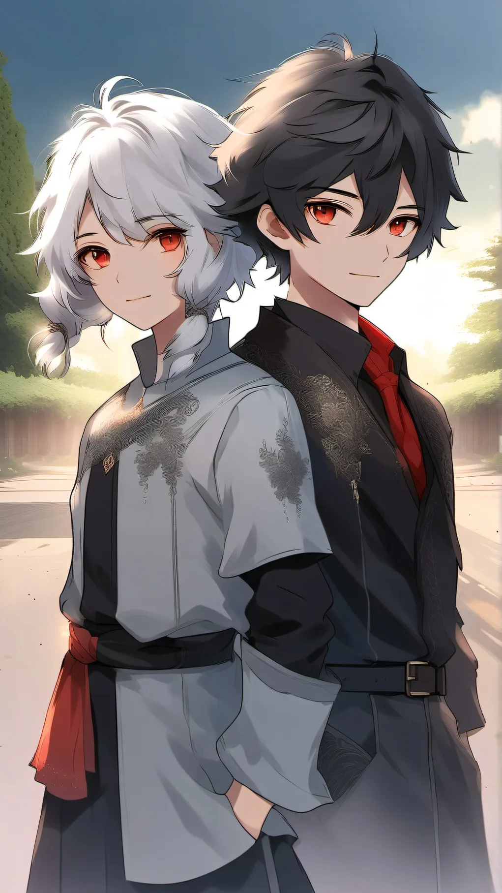 ai character: Blood Twins background