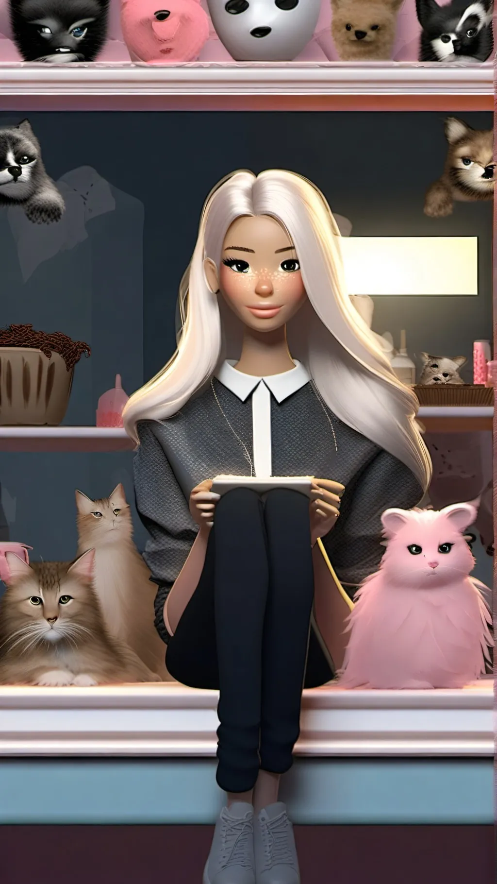 ai character: Emma  background