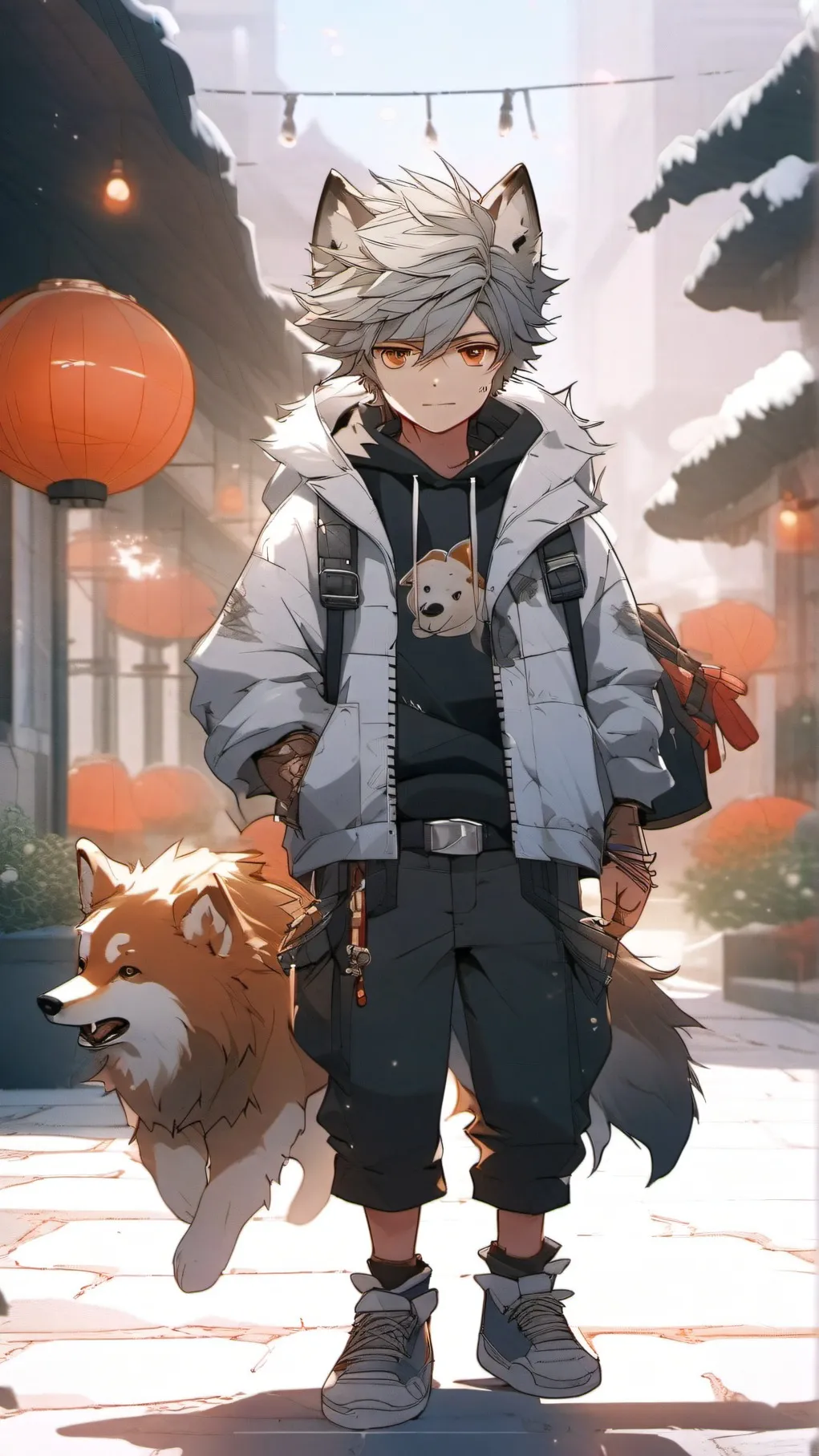 ai character: Katsuki Bakugo background