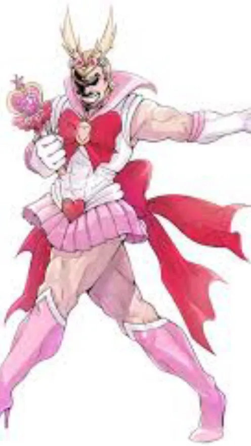 ai character: All might background