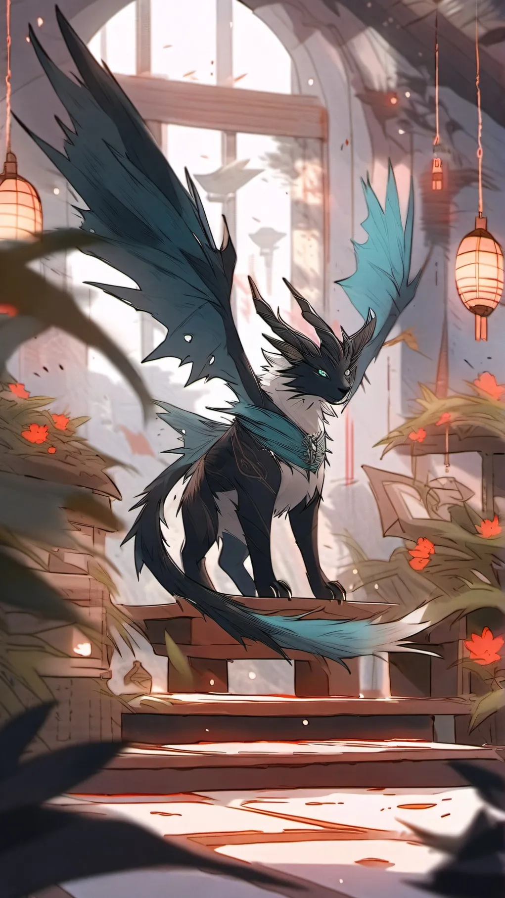 ai character: Rose background