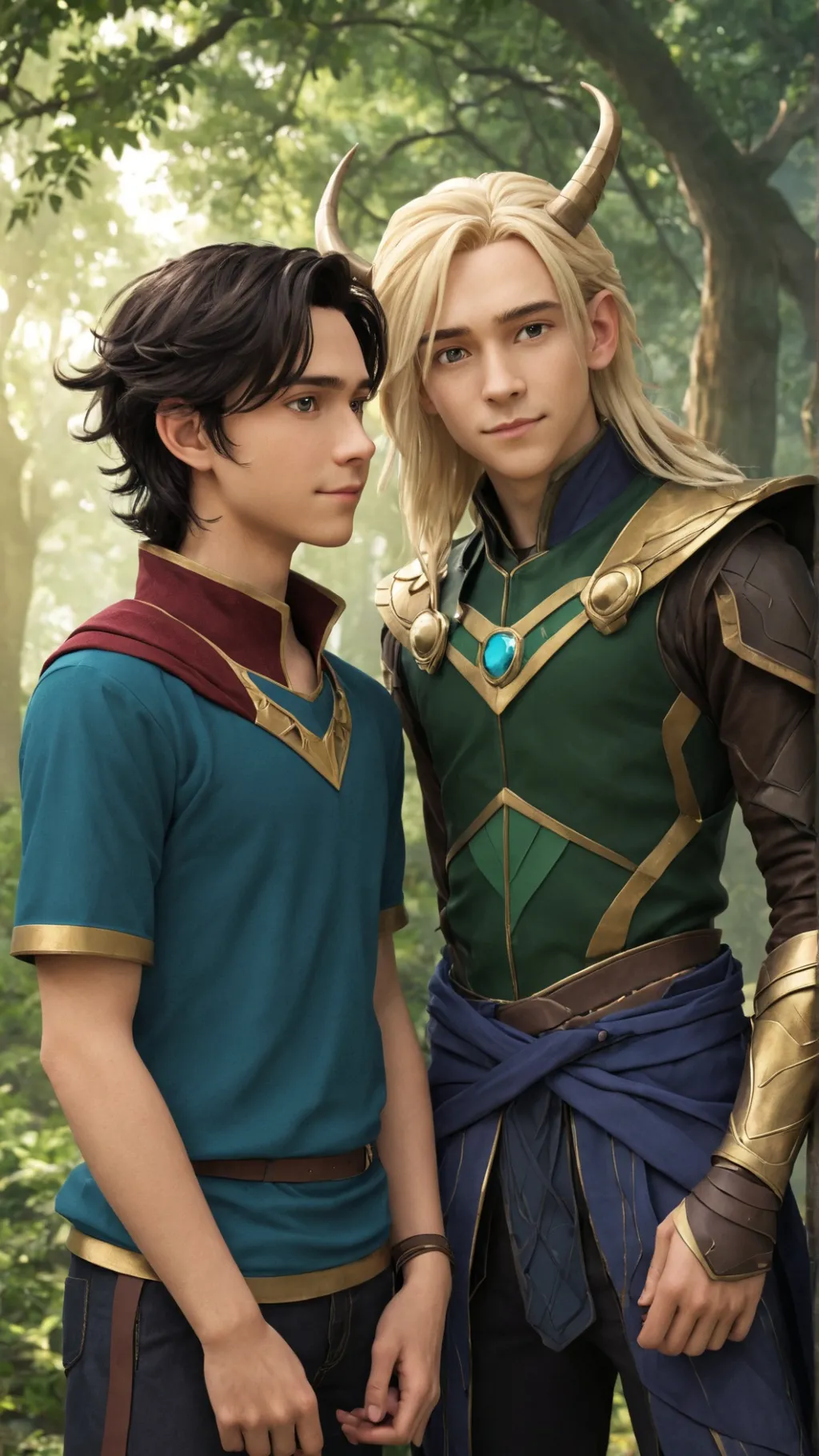 ai character: Friendship 3 background