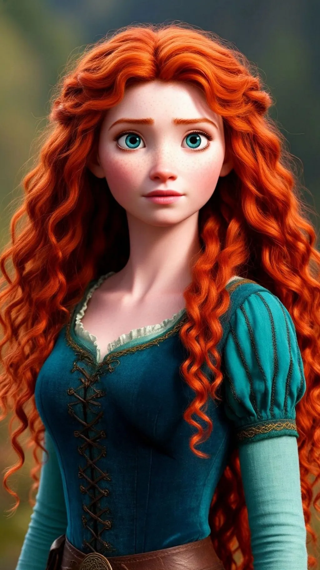 ai character: Merida background